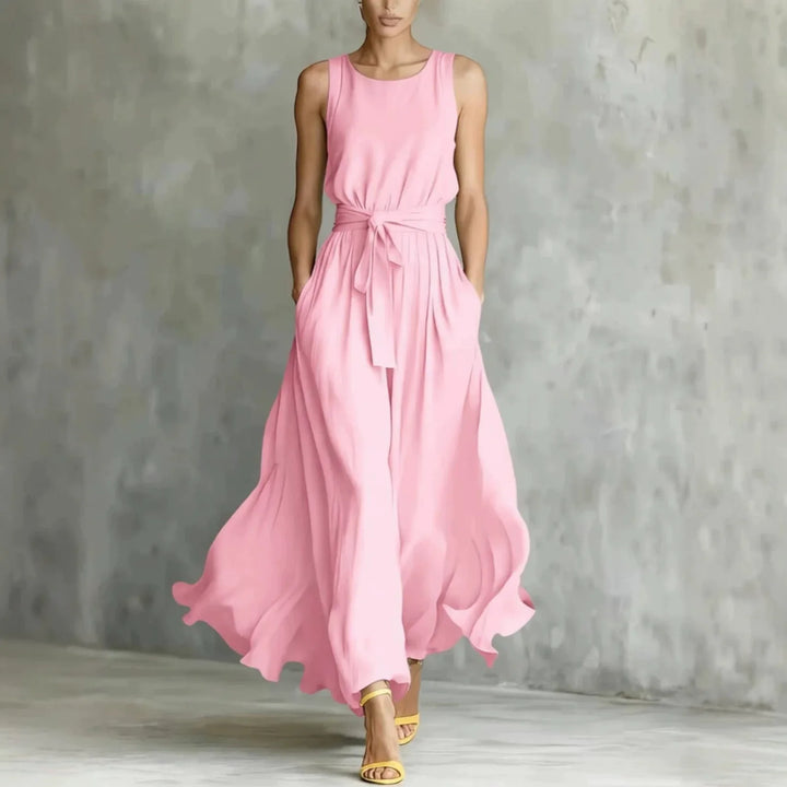 Lola Elegant Pocket Maxi Dress