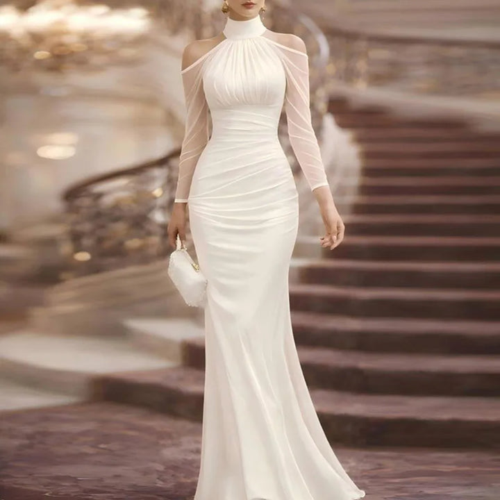 Martha Off Shoulder Wedding Guest Dress