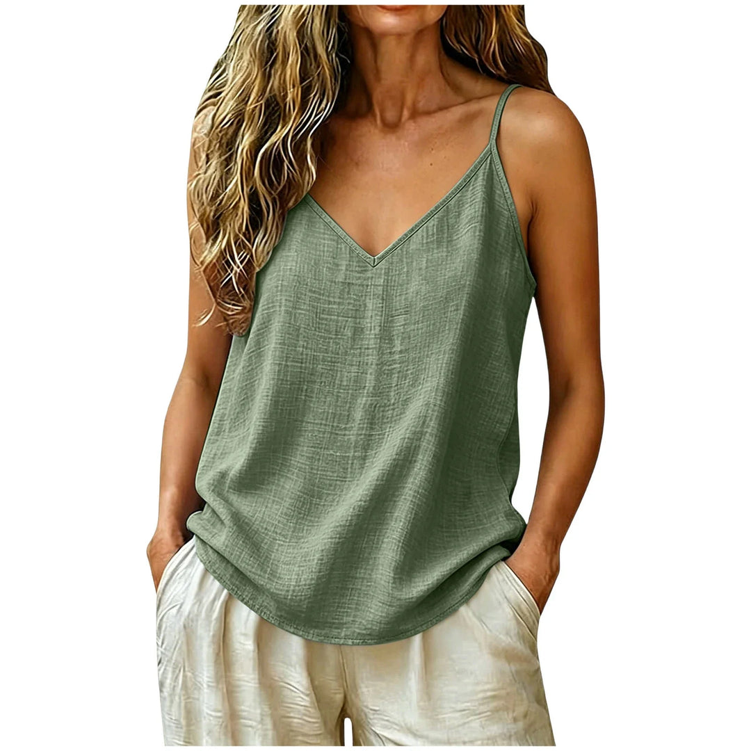 Maisie Cotton Linen Camisole