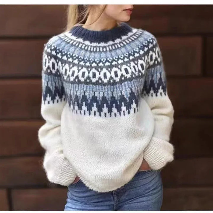 Nadia Fair Isle Crew Neck Sweater
