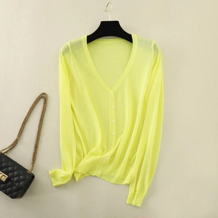 Nevaeh Ice Silk Cardigan
