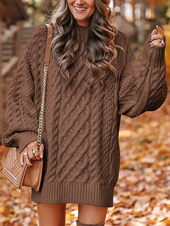 Winslow Cable Knit Sweater Dress