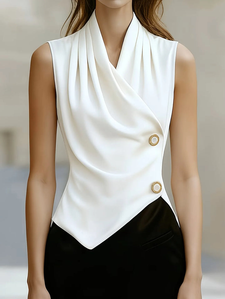 Aliana Draped Neck Blouse