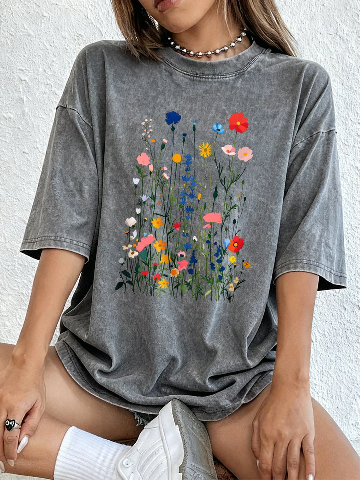 Shannon Floral Graphic T Shirt