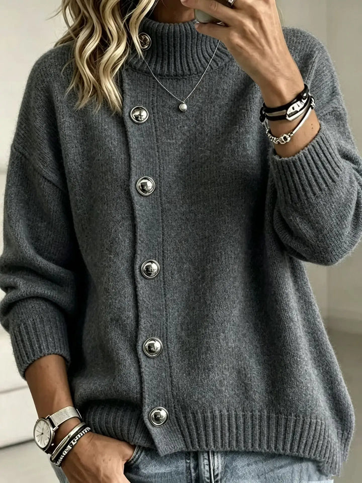 Miriam Button Front Sweater