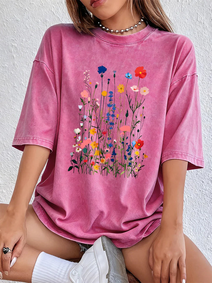 Shannon Floral Graphic T Shirt