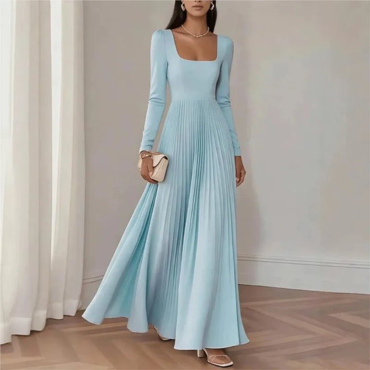 Tessa Pleated Maxi Dress