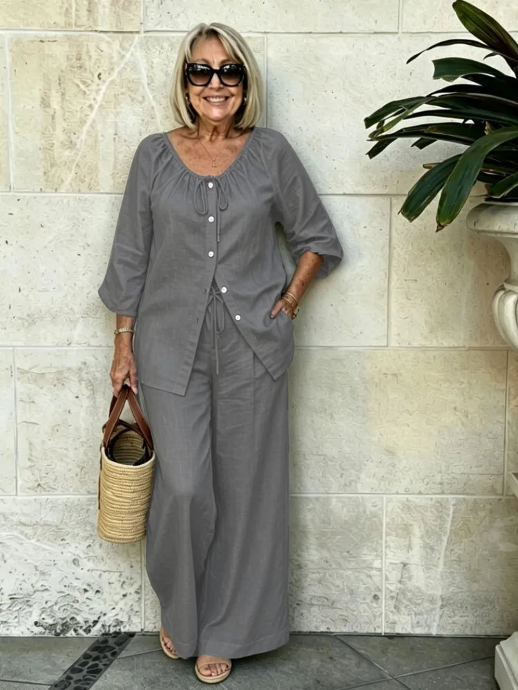 Valeria Summer Relaxed Matching Set