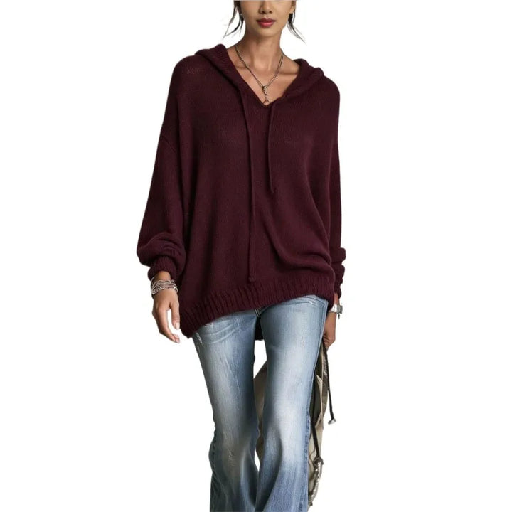 Larke Drawstring Hood Sweater