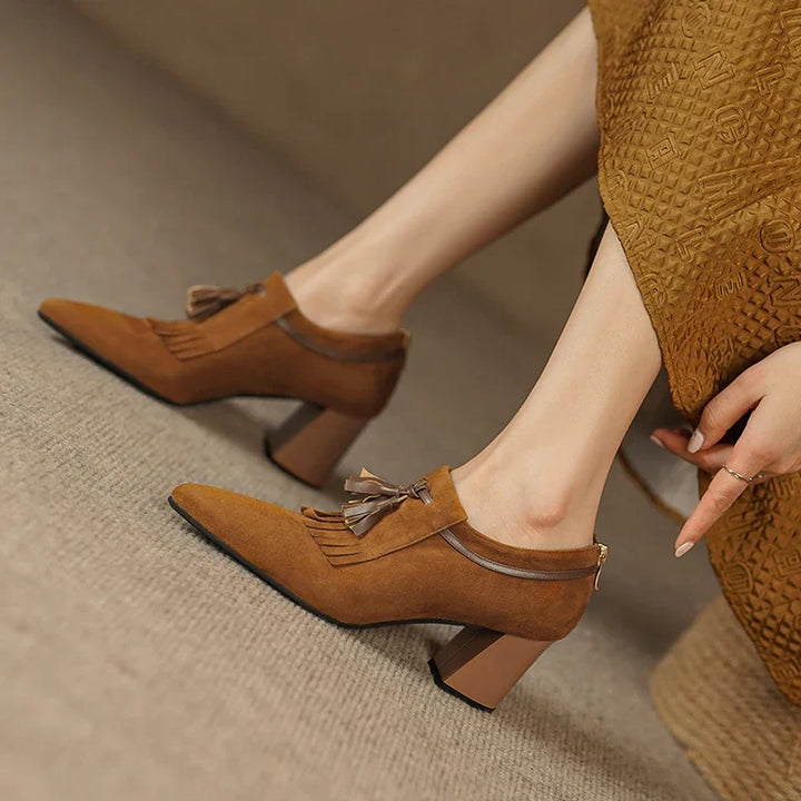Amabel Fringe Tassel Pumps