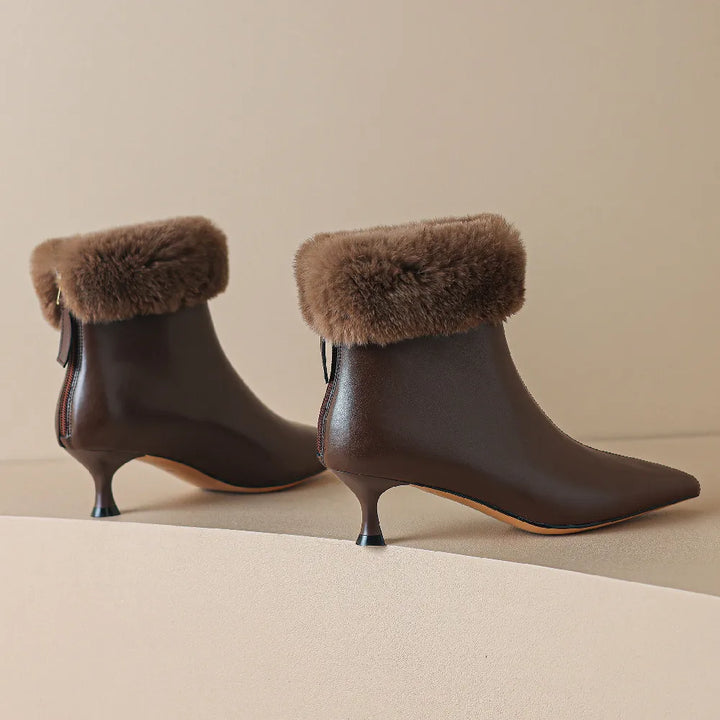 Claire Leather Ankle Boots