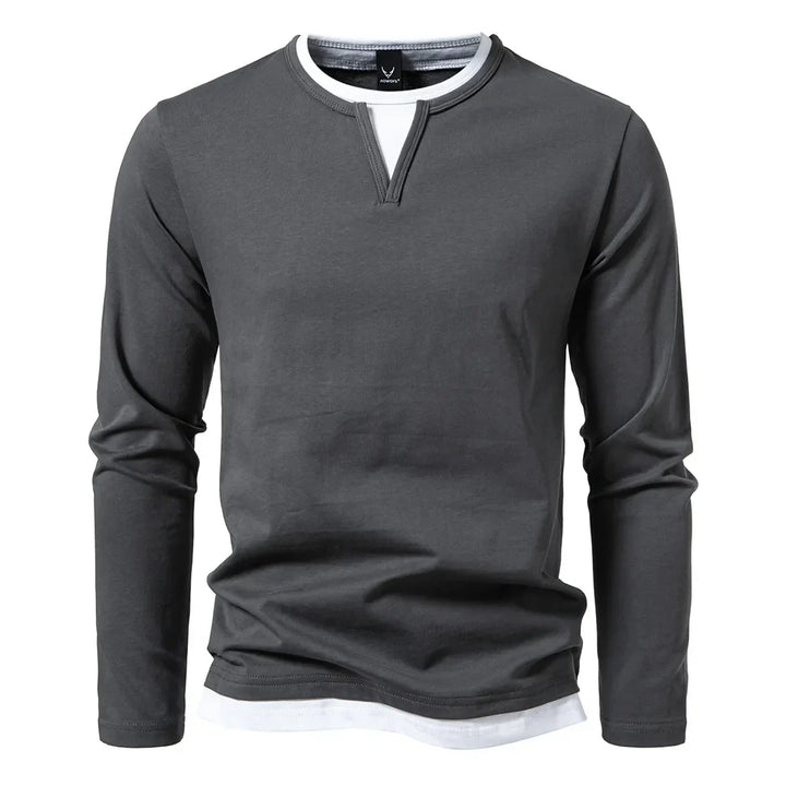 Marcello Henley Long Sleeve Shirt