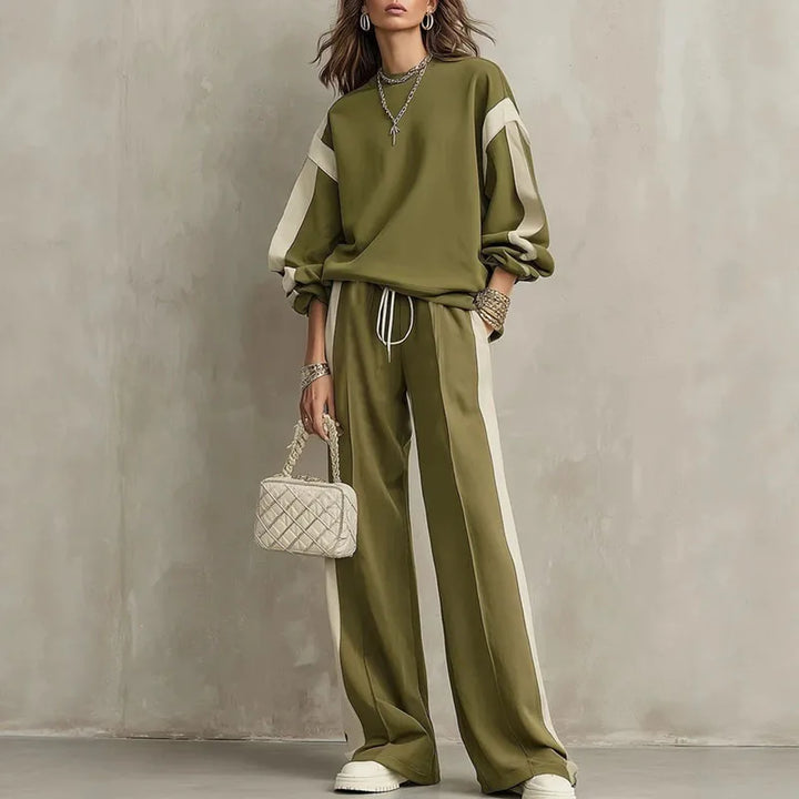 Sabeline Color Block Two Piece Set