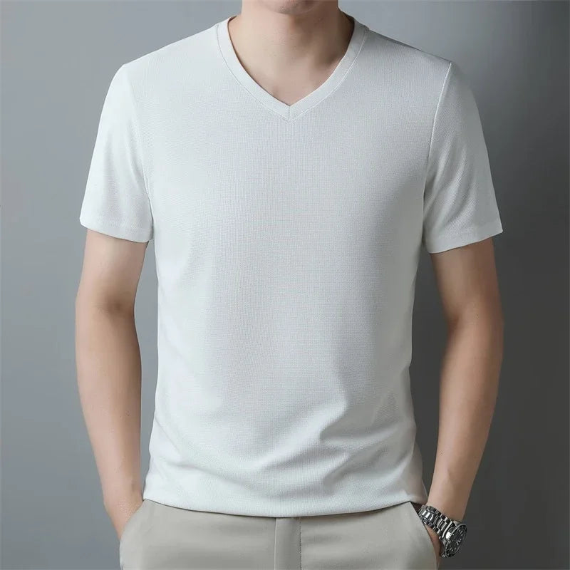 Hardin Breathable Waffle Knit T Shirt
