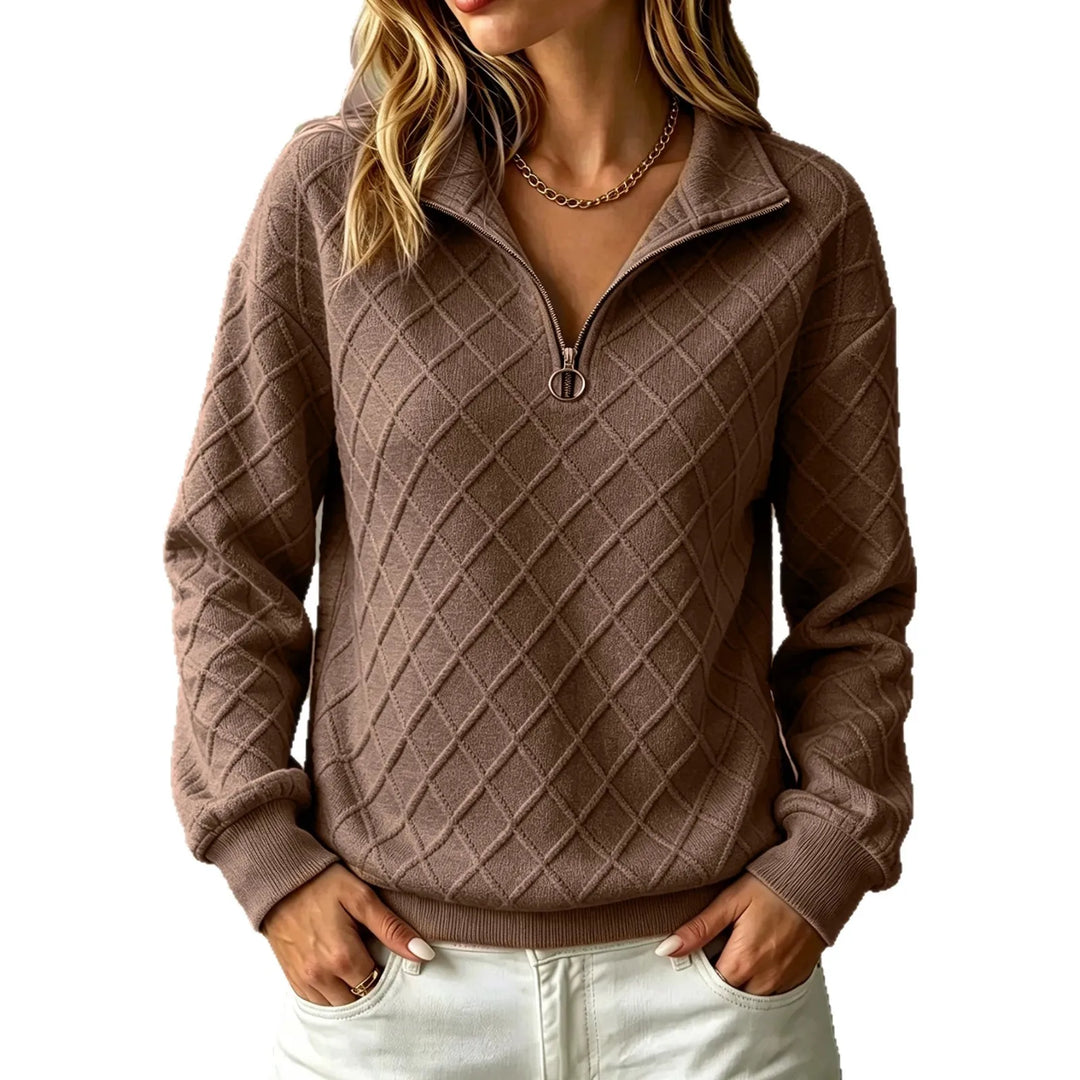 Brynlee Textured Knit Sweatshirt