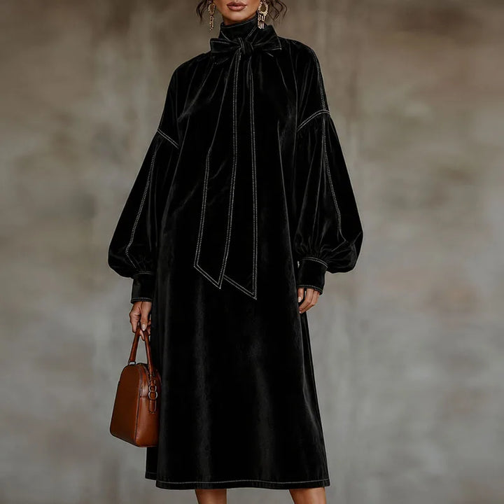 Isabeau Bow Tie Maxi Dress