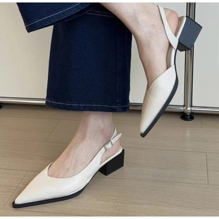 Katelyn Low Heel Slingback Shoes