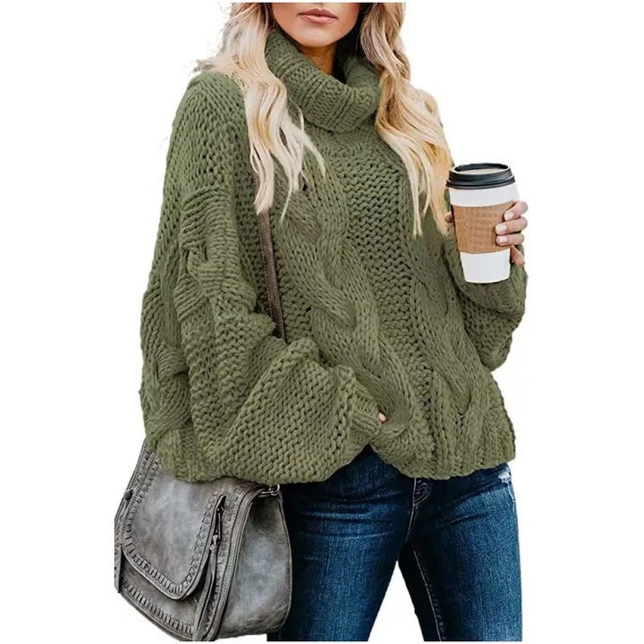 Ivy Cable Knit Turtleneck Sweater