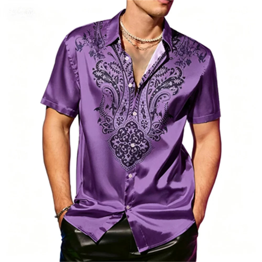 Henderson Relaxed Fit Paisley Button Shirt