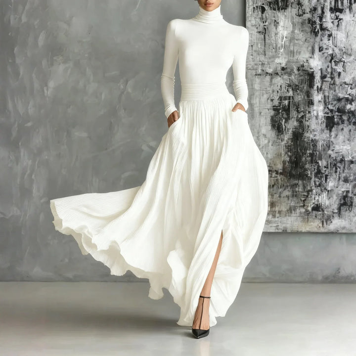 Adalyn Turtleneck Maxi Dress