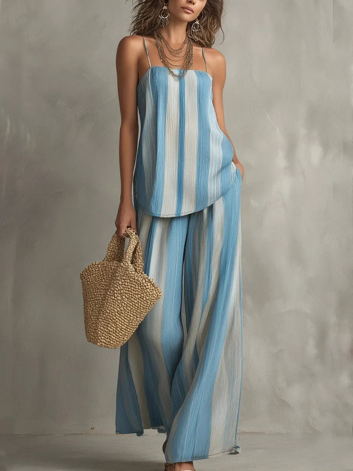 Raegan Striped Matching Set