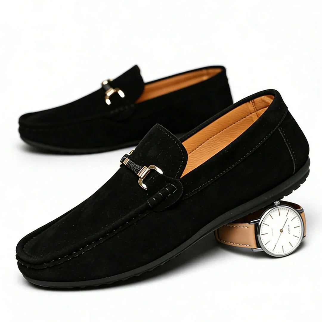Alberto Suede Slip On Loafers