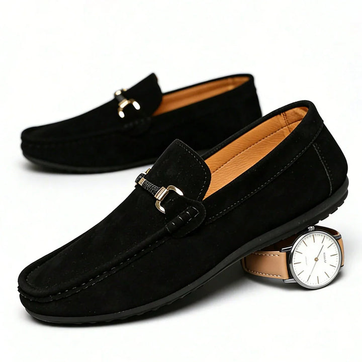 Alberto Suede Slip On Loafers