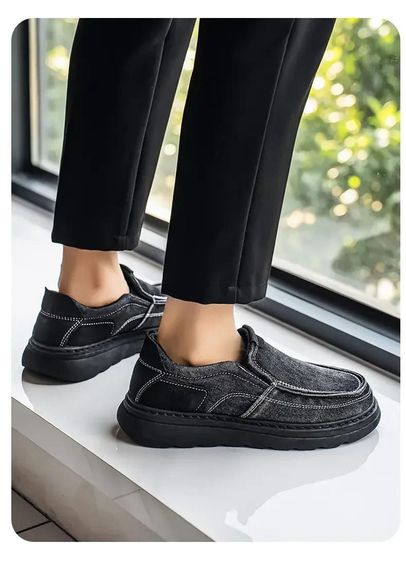 Wyatt Orthopedic Canvas Slip-On Loafers