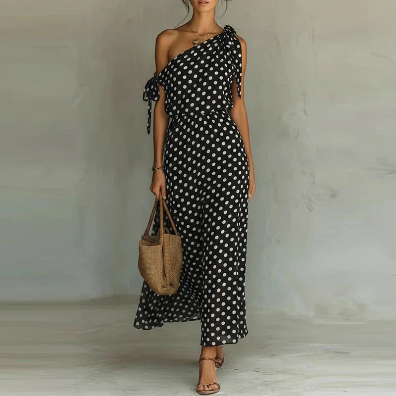 Nora Flowy Off Shoulder Maxi Dress