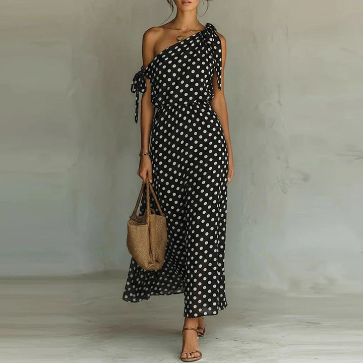 Nora Flowy Off Shoulder Maxi Dress