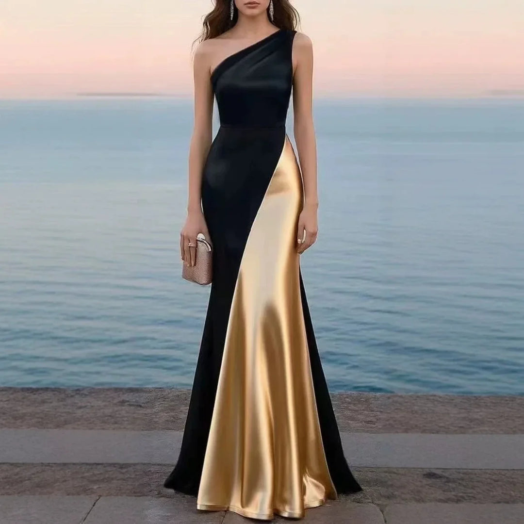 Sandra Satin Wedding Guest Dress