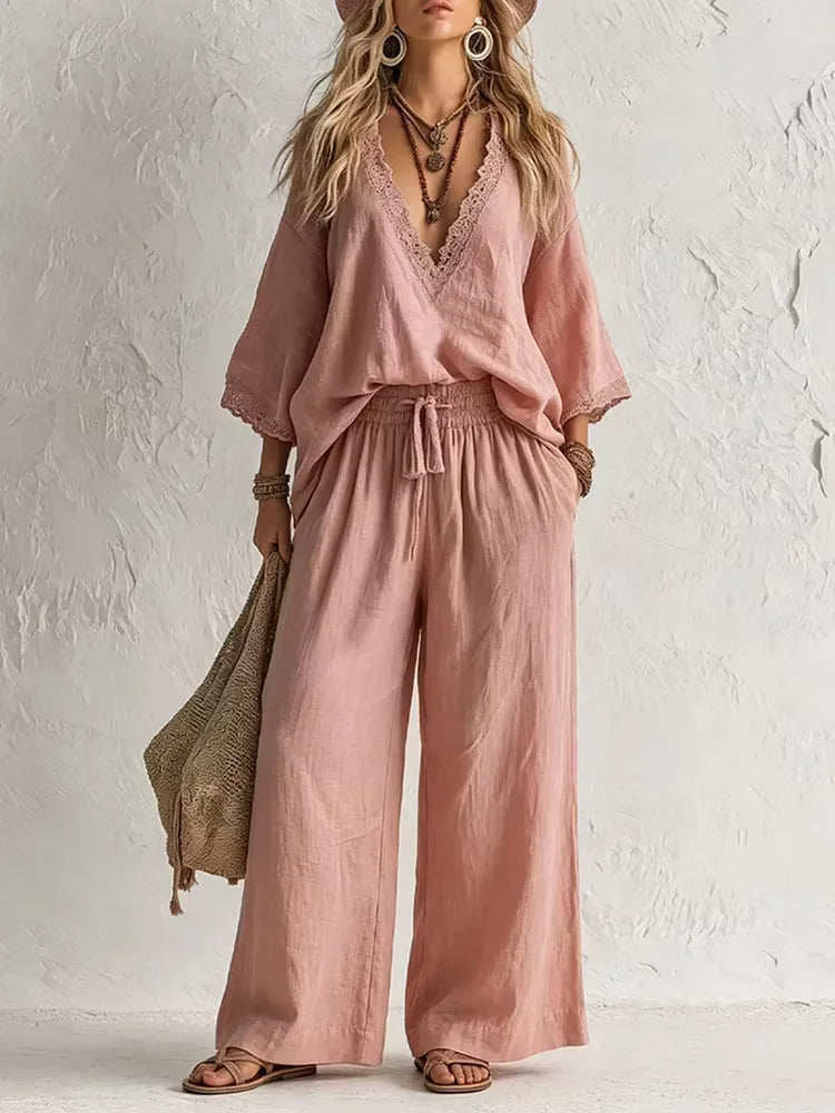 Aria Elegant Bohemian Two-Piece Set