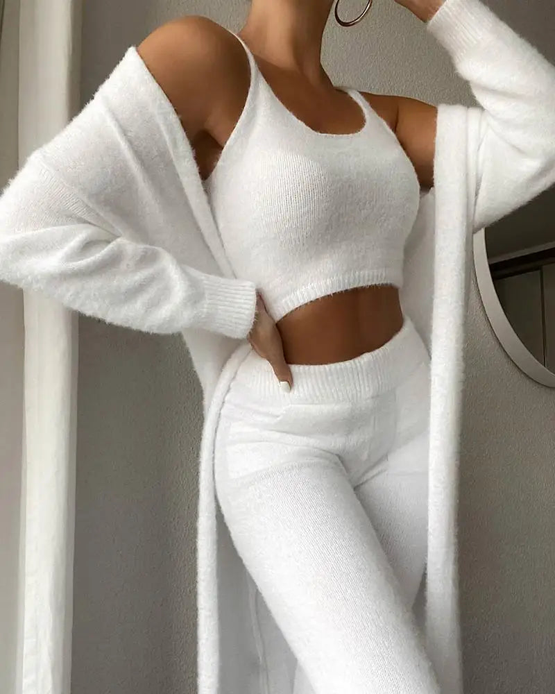 Nora Cozy Three-Piece Pajama Set