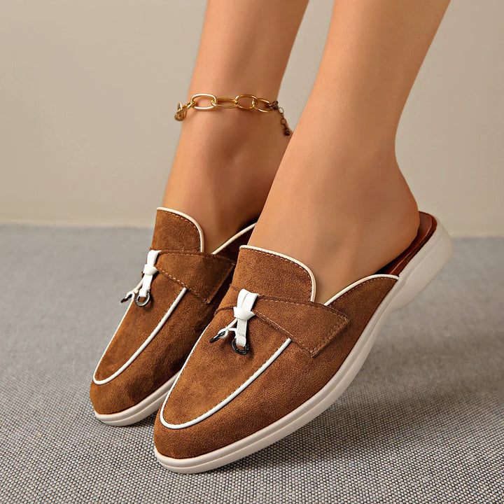 Gabrielle Tassel Mule Loafers