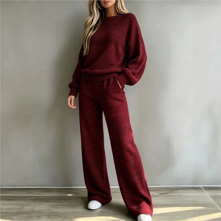 Chaya Cozy Stripe Matching Set