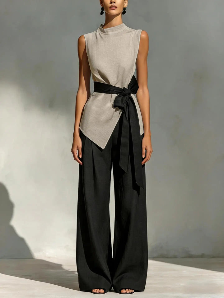 Juniper Contrast Waist Jumpsuit