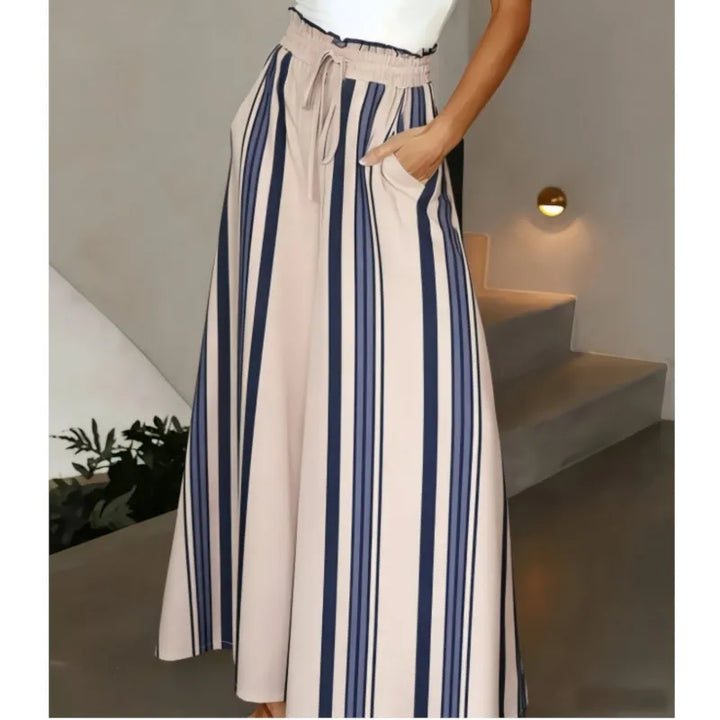 Ava Striped Palazzo Trouser