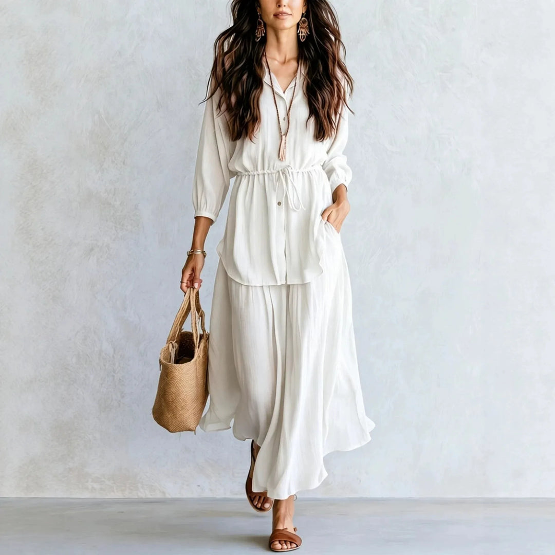 Rosaie Relaxed Comfort Skirt Set