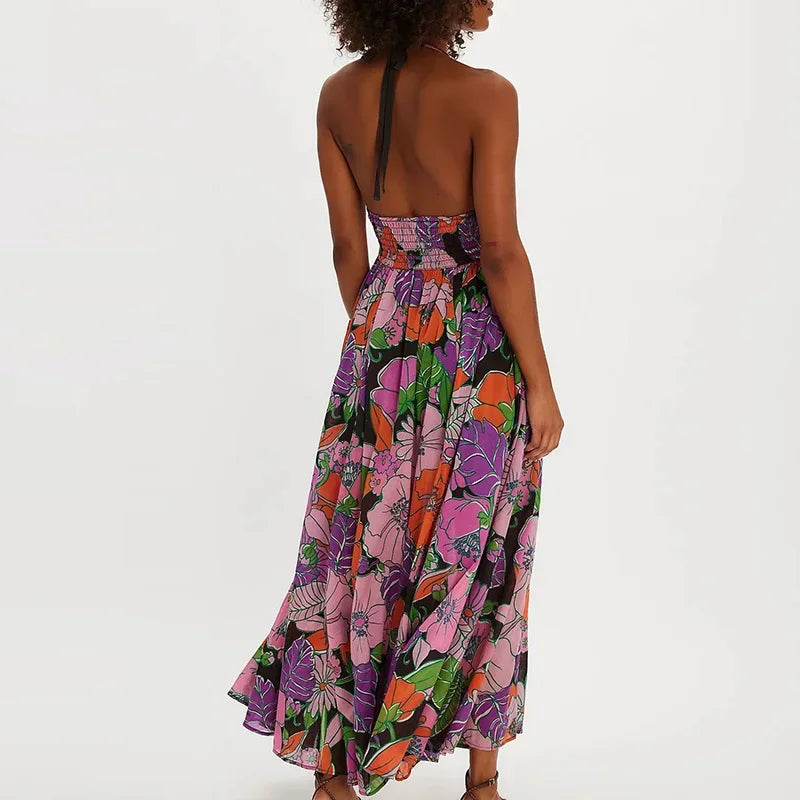 Yasmine Floral Cutout Maxi Dress