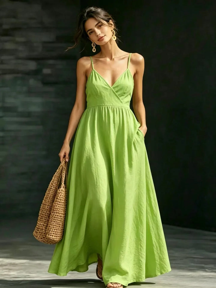 Brivelle Elegant Flowy Maxi Dress