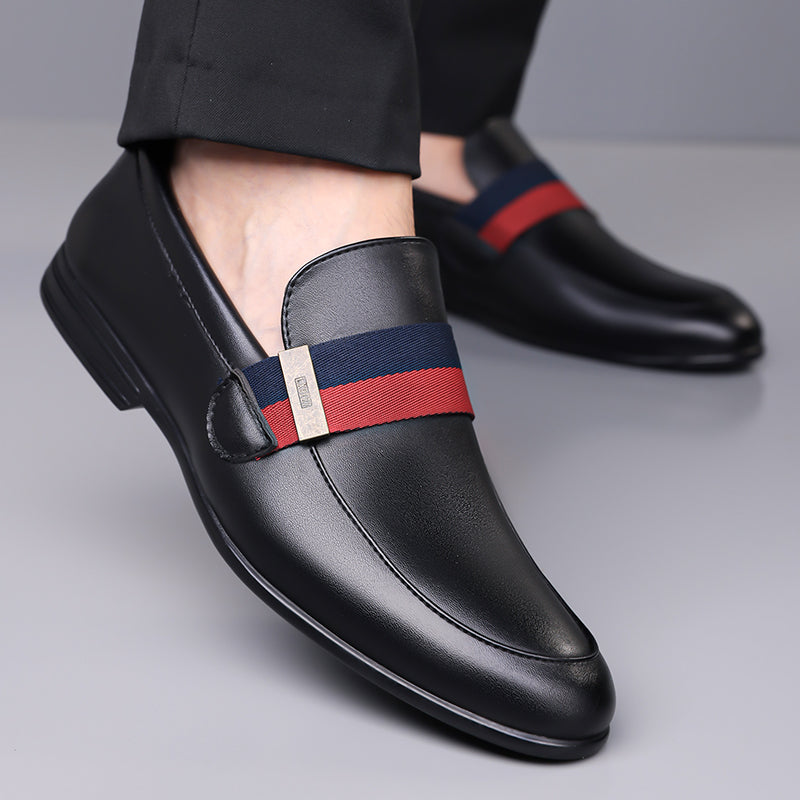 Kenton Leather Slip On Wedding Shoes