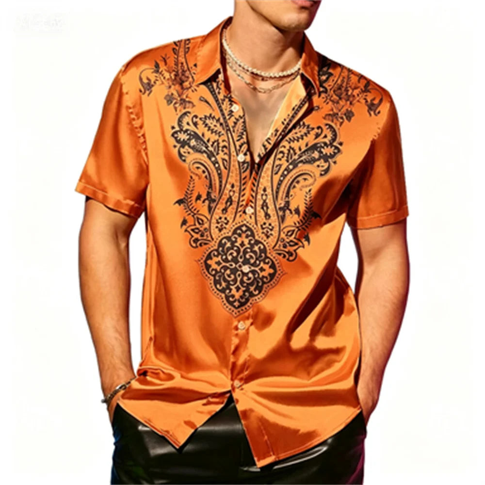 Henderson Relaxed Fit Paisley Button Shirt