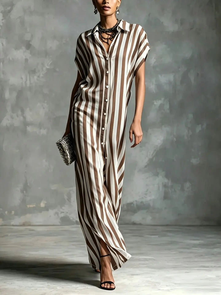 Tabitha Linen Long Shirt Dress