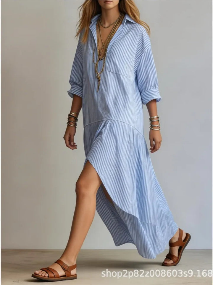 Madeline Striped Maxi Dress