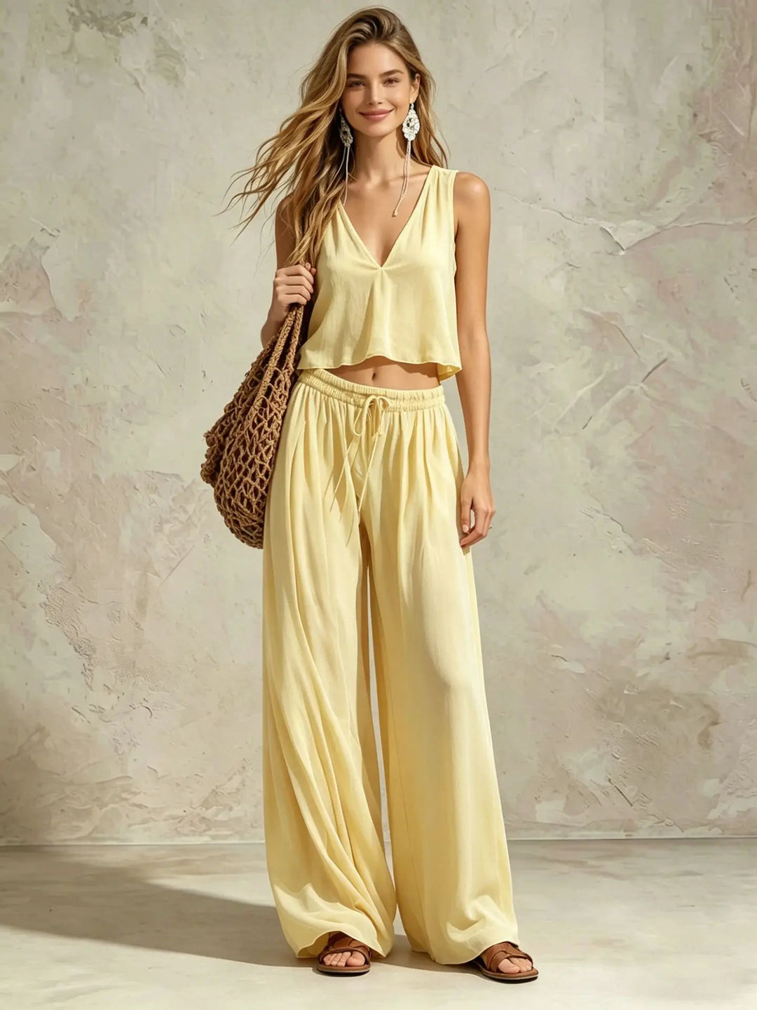 Lyra Casual Summer Trouser Set