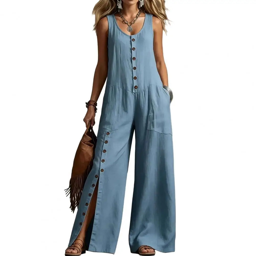 Mireya Relaxed Wide Leg Jumpsuit