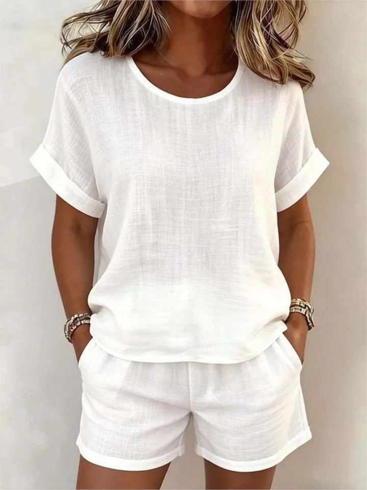 Britney Casual Two-Piece Shorts Set