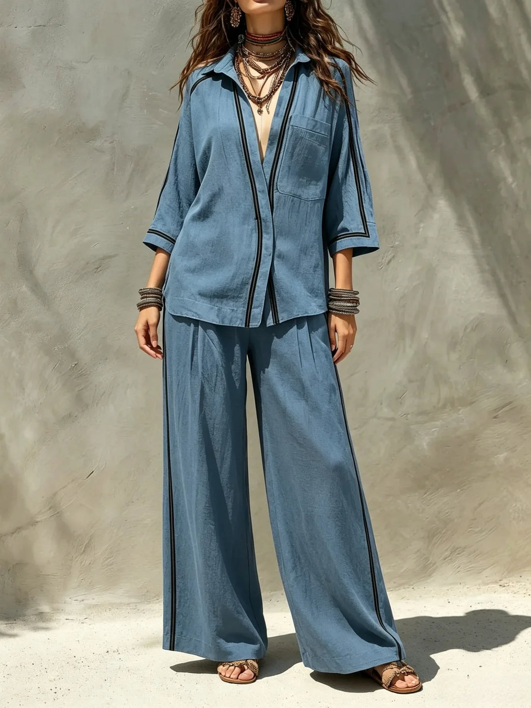 Adriana Casual Relaxed Co-Ord Set