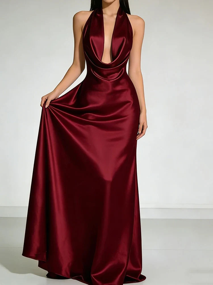 bodycon dress for wedding guest Elowen Bodycon Wedding Guest Dress, Red / M- Women's Fashion