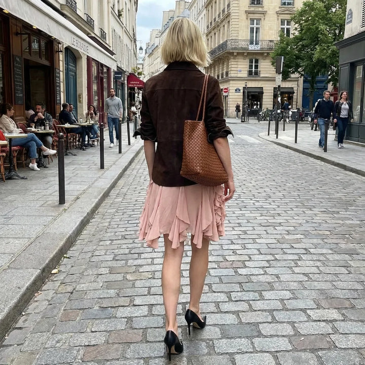 Georgia Layered Ruffle Mini Skirt